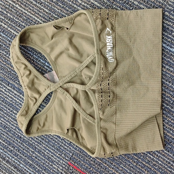 Gymshark Sports Bra Green Size XS - Picture 3 of 6